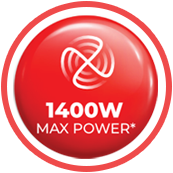 1400W-Max-Locked-Motor-Wattage